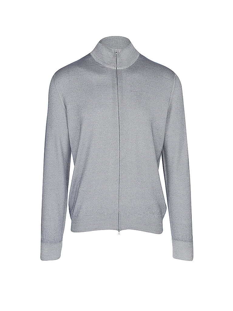 GRAN SASSO Strickjacke Slim Fit  grau | 56